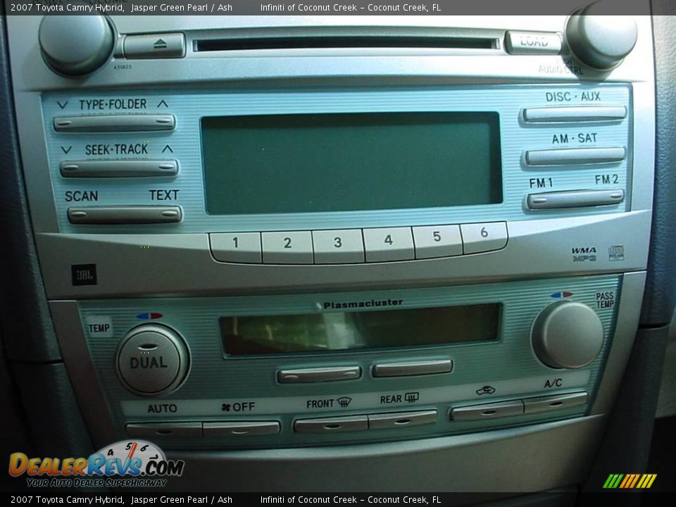 2007 Toyota Camry Hybrid Jasper Green Pearl / Ash Photo #16