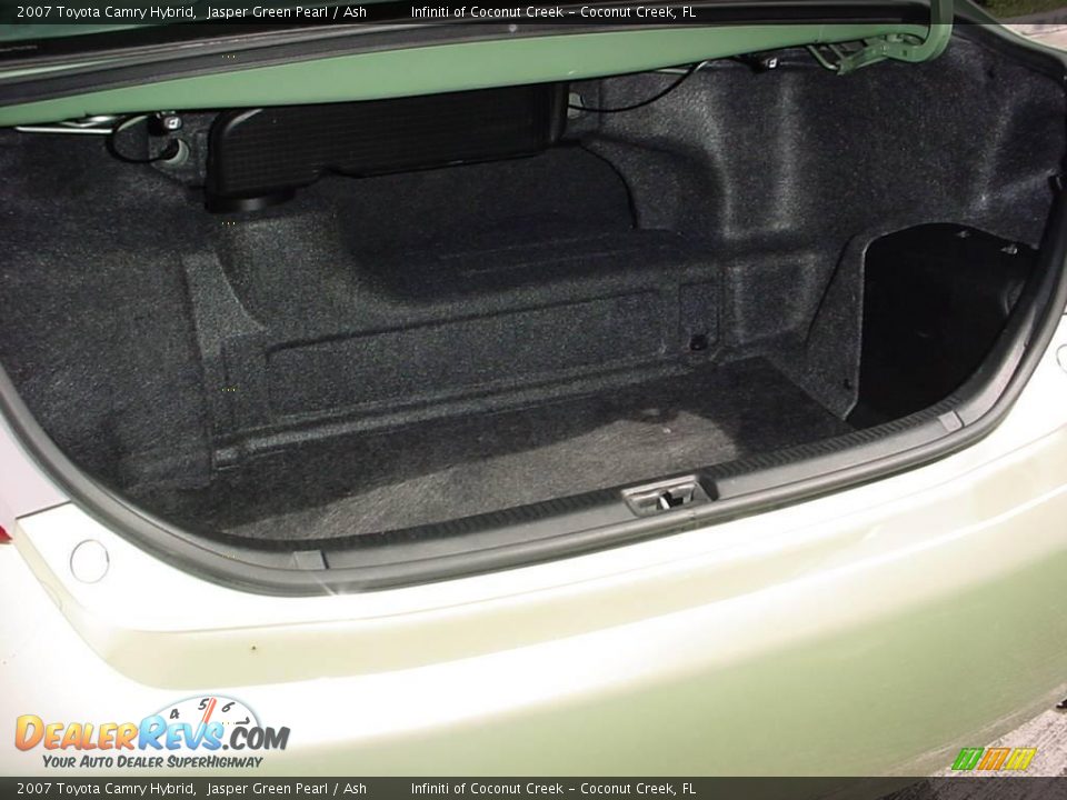 2007 Toyota Camry Hybrid Jasper Green Pearl / Ash Photo #18