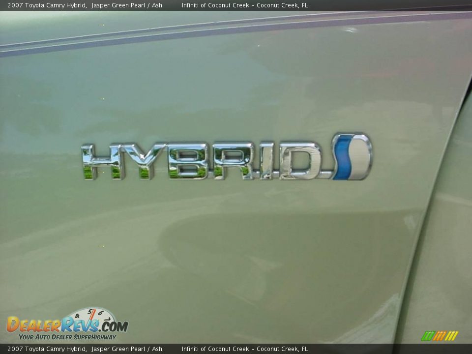 2007 Toyota Camry Hybrid Jasper Green Pearl / Ash Photo #20
