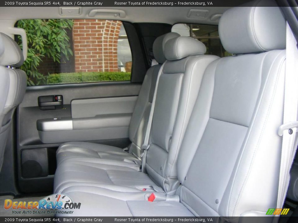 2009 Toyota Sequoia SR5 4x4 Black / Graphite Gray Photo #7