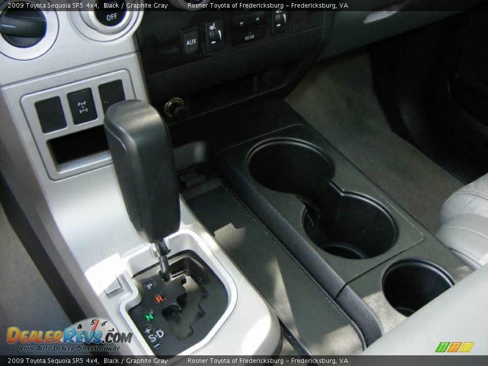 2009 Toyota Sequoia SR5 4x4 Black / Graphite Gray Photo #13