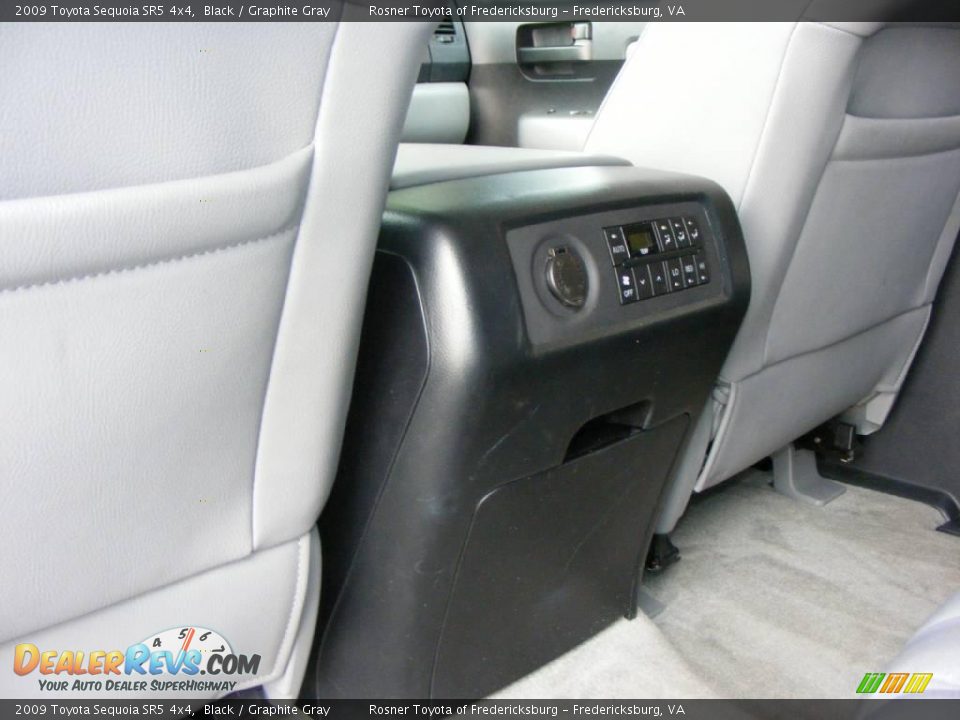 2009 Toyota Sequoia SR5 4x4 Black / Graphite Gray Photo #15