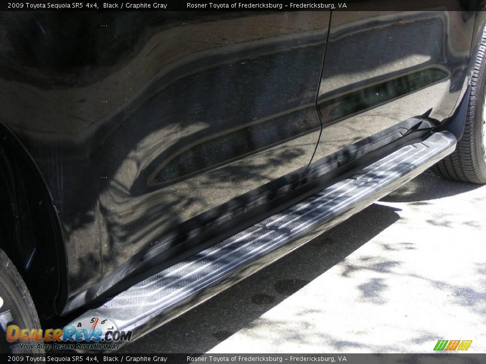 2009 Toyota Sequoia SR5 4x4 Black / Graphite Gray Photo #22