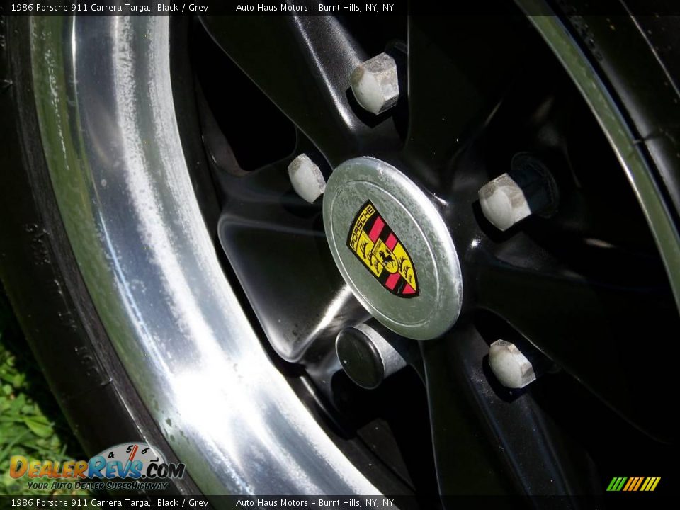 1986 Porsche 911 Carrera Targa Black / Grey Photo #8