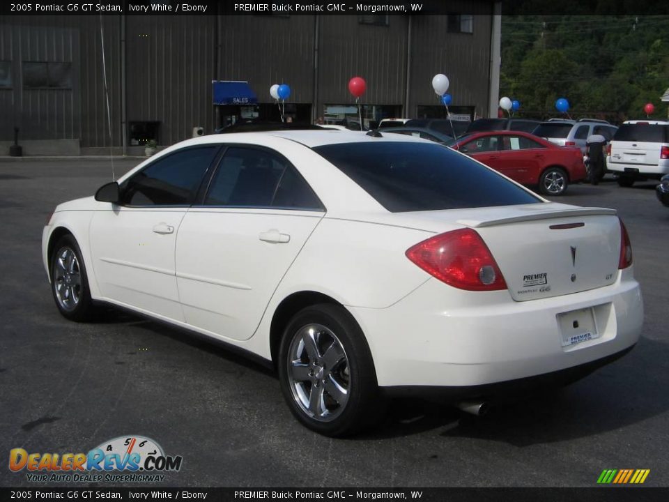 2005 Pontiac G6 GT Sedan Ivory White / Ebony Photo #4