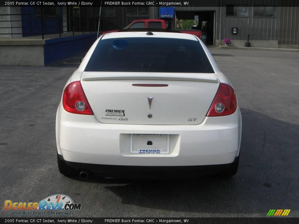 2005 Pontiac G6 GT Sedan Ivory White / Ebony Photo #5