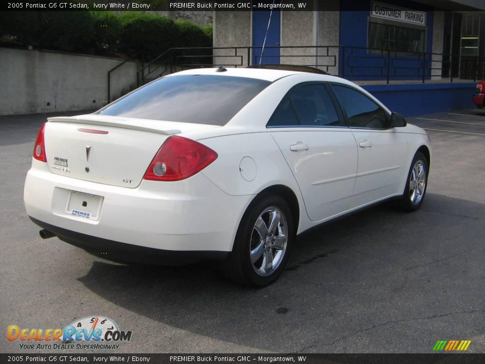 2005 Pontiac G6 GT Sedan Ivory White / Ebony Photo #6