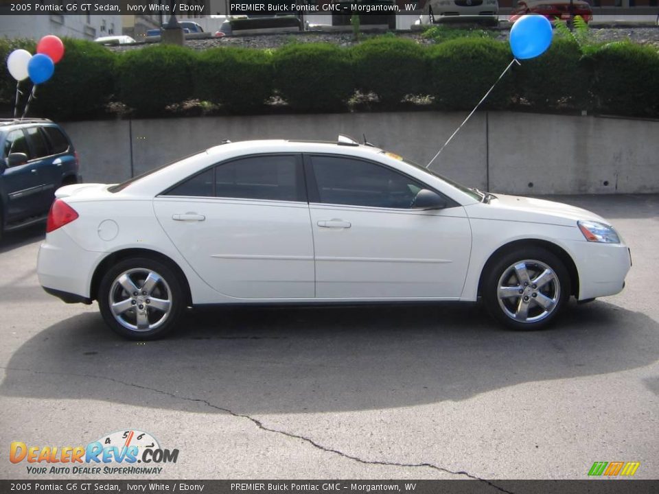 2005 Pontiac G6 GT Sedan Ivory White / Ebony Photo #7