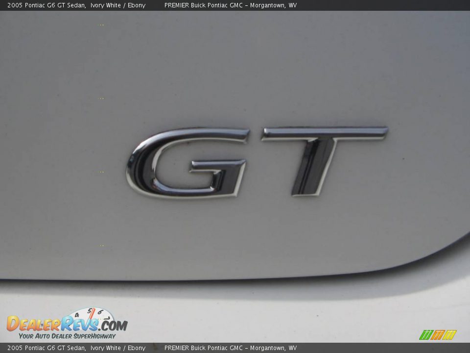 2005 Pontiac G6 GT Sedan Ivory White / Ebony Photo #10