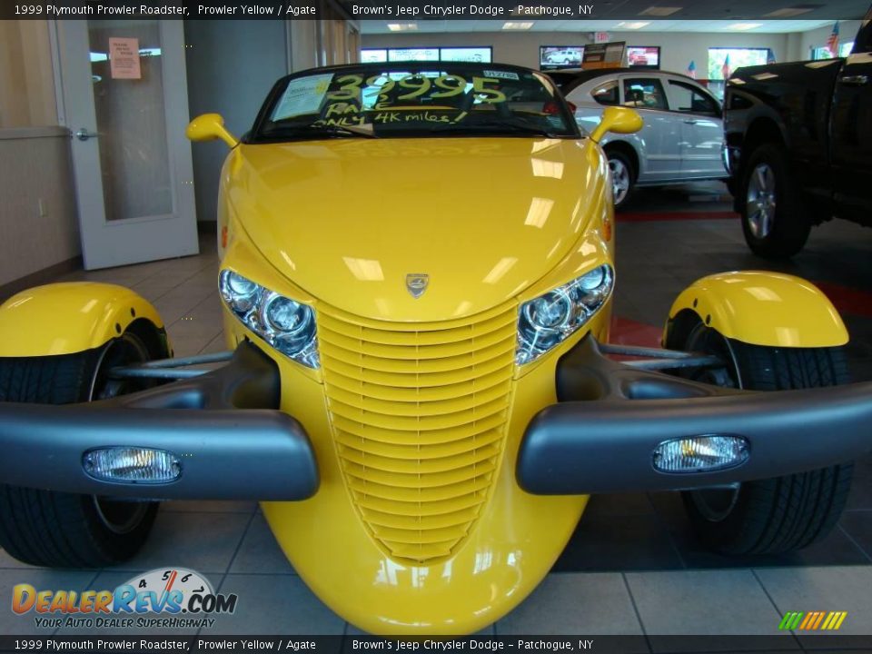 1999 Plymouth Prowler Roadster Prowler Yellow / Agate Photo #2