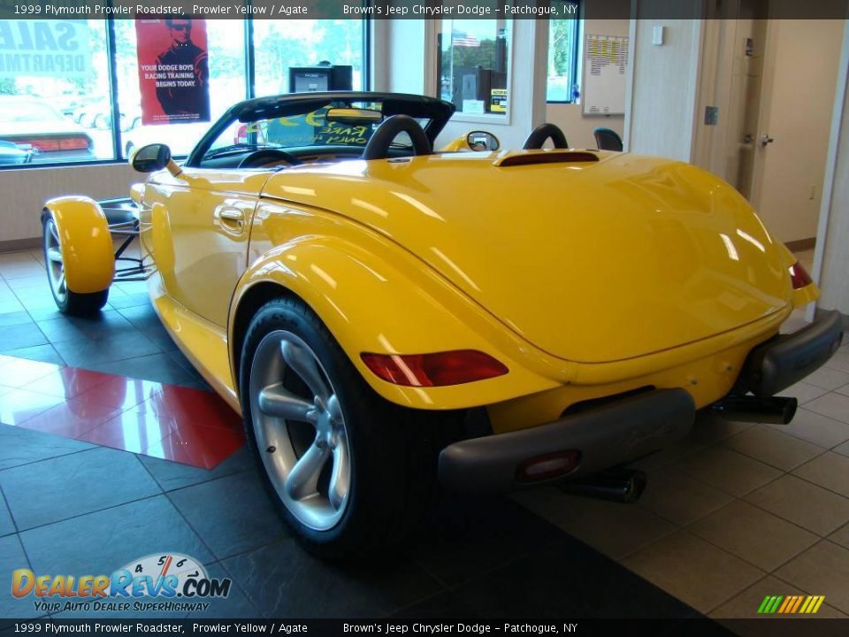 1999 Plymouth Prowler Roadster Prowler Yellow / Agate Photo #3
