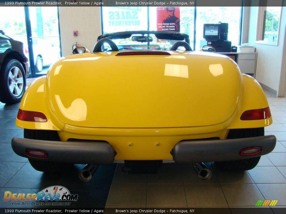 1999 Plymouth Prowler Roadster Prowler Yellow / Agate Photo #4