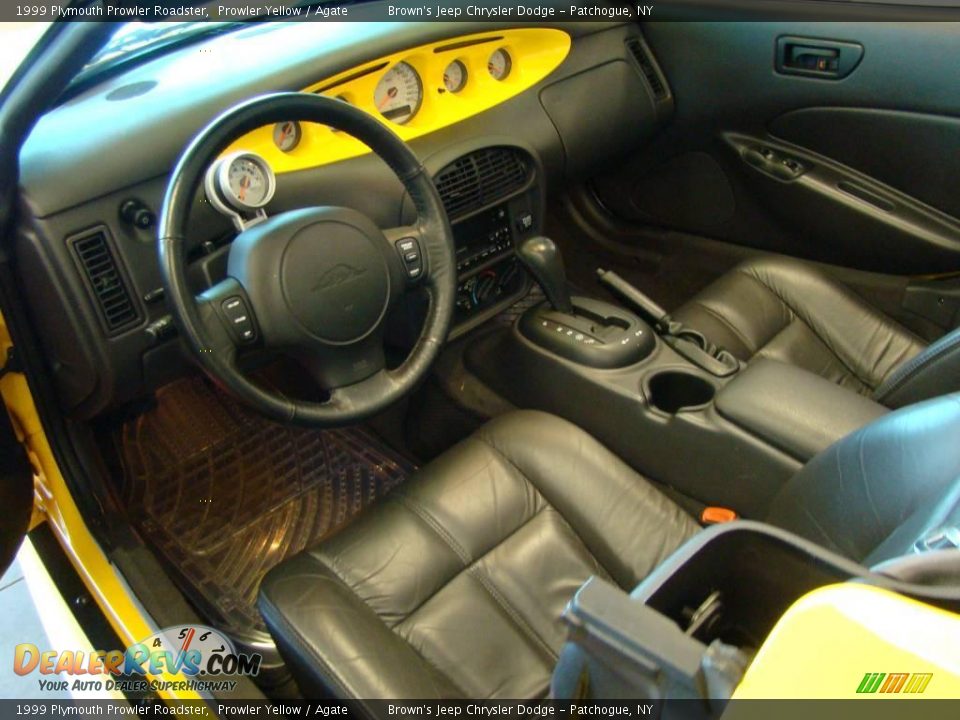 1999 Plymouth Prowler Roadster Prowler Yellow / Agate Photo #10