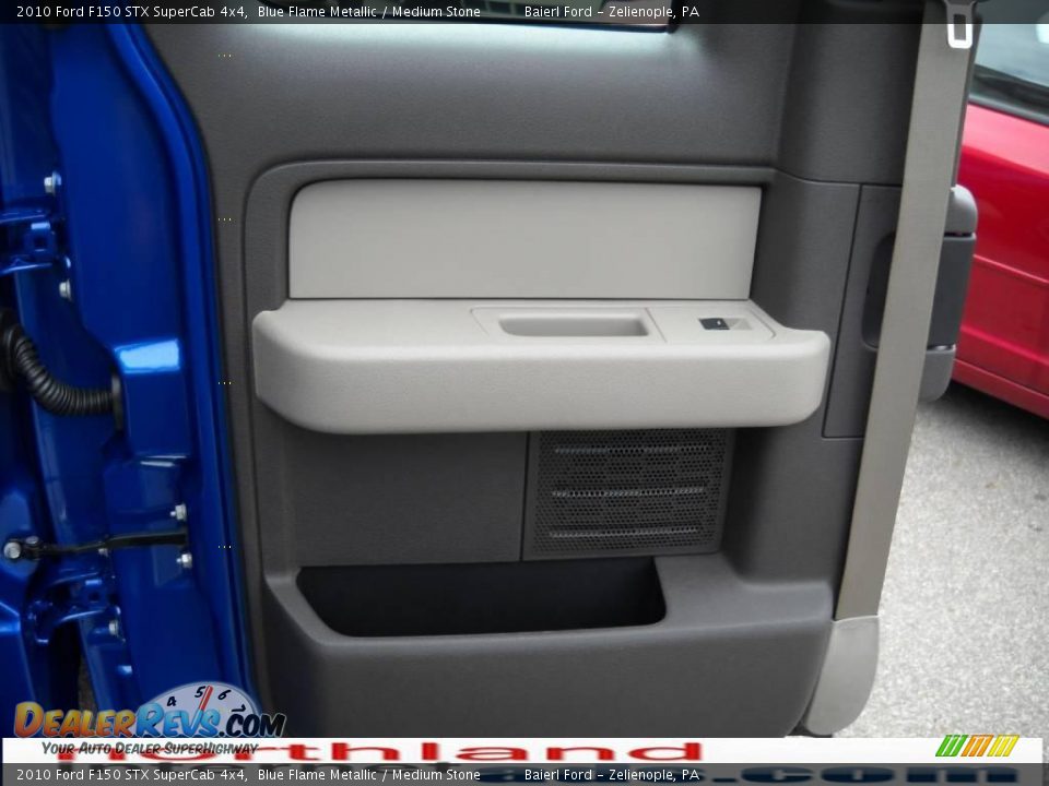 2010 Ford F150 STX SuperCab 4x4 Blue Flame Metallic / Medium Stone Photo #13