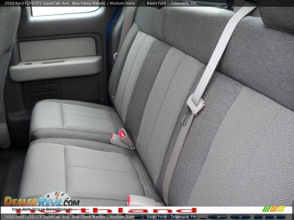 2010 Ford F150 STX SuperCab 4x4 Blue Flame Metallic / Medium Stone Photo #15