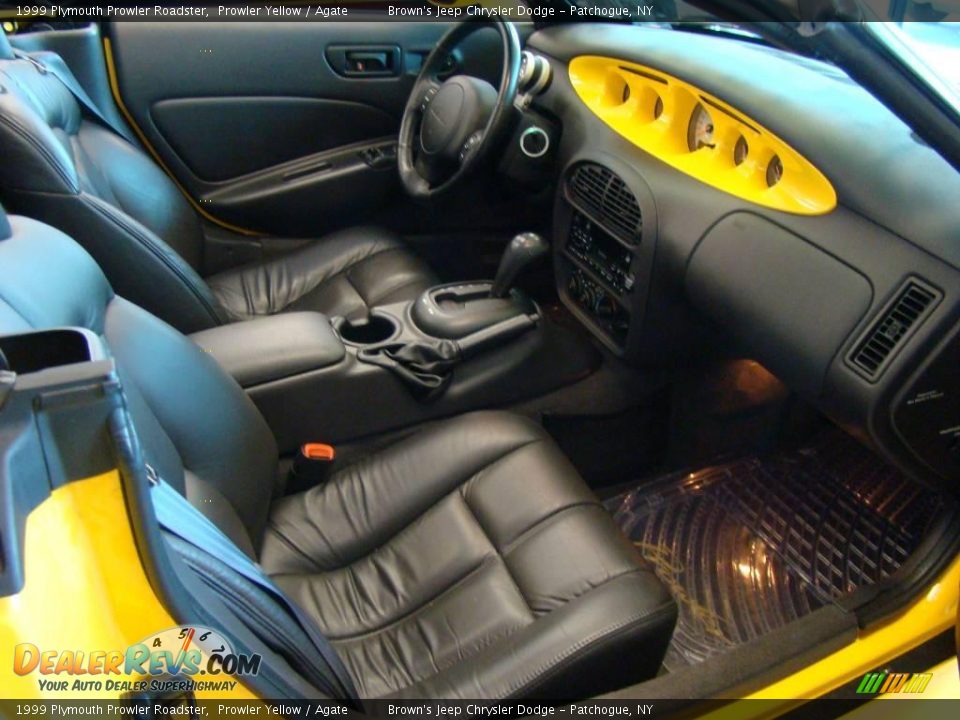 1999 Plymouth Prowler Roadster Prowler Yellow / Agate Photo #14