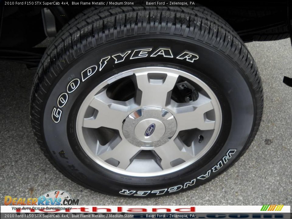 2010 Ford F150 STX SuperCab 4x4 Blue Flame Metallic / Medium Stone Photo #16