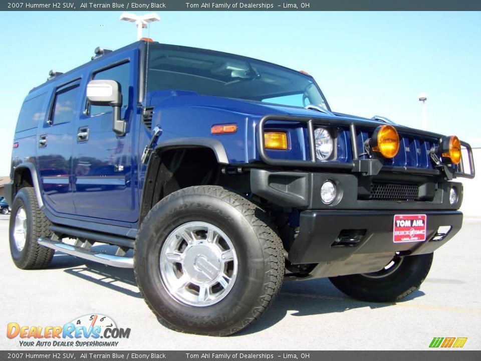 2007 Hummer H2 SUV All Terrain Blue / Ebony Black Photo #1