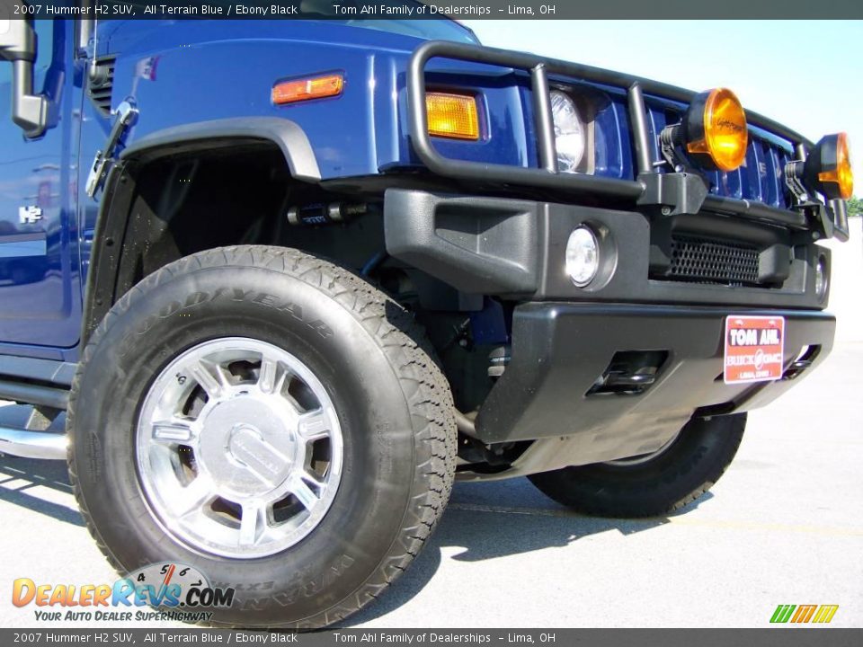 2007 Hummer H2 SUV All Terrain Blue / Ebony Black Photo #2
