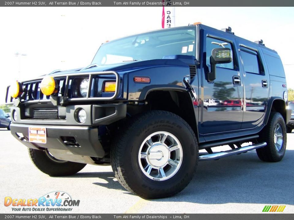 2007 Hummer H2 SUV All Terrain Blue / Ebony Black Photo #5