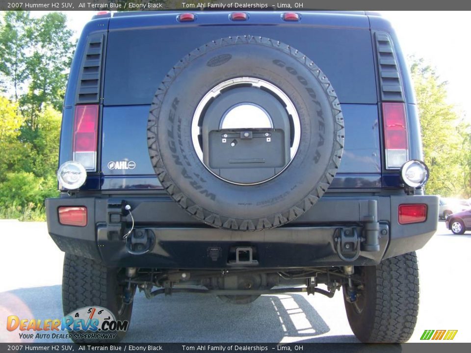 2007 Hummer H2 SUV All Terrain Blue / Ebony Black Photo #6