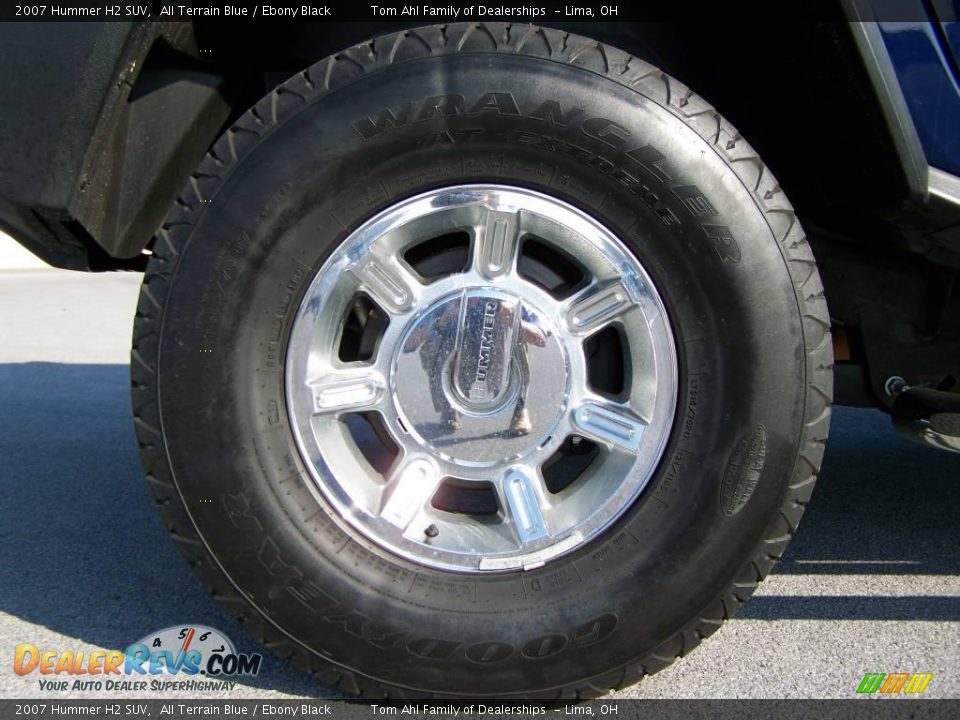 2007 Hummer H2 SUV All Terrain Blue / Ebony Black Photo #8