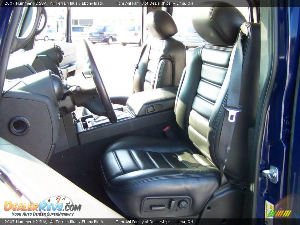 2007 Hummer H2 SUV All Terrain Blue / Ebony Black Photo #10