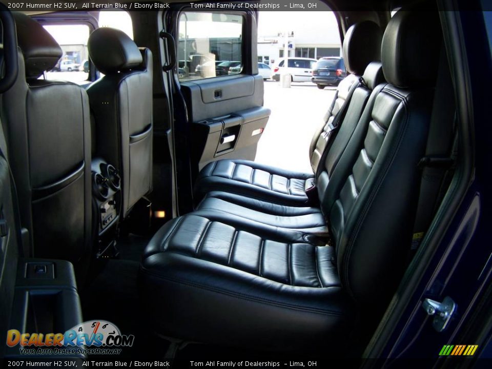 2007 Hummer H2 SUV All Terrain Blue / Ebony Black Photo #12