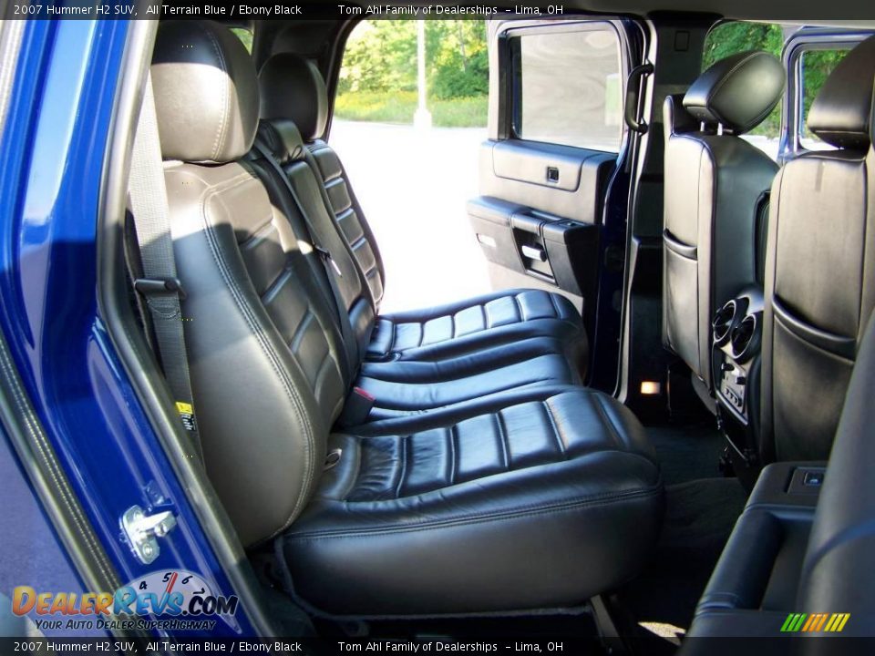2007 Hummer H2 SUV All Terrain Blue / Ebony Black Photo #14