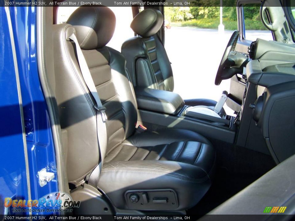 2007 Hummer H2 SUV All Terrain Blue / Ebony Black Photo #15