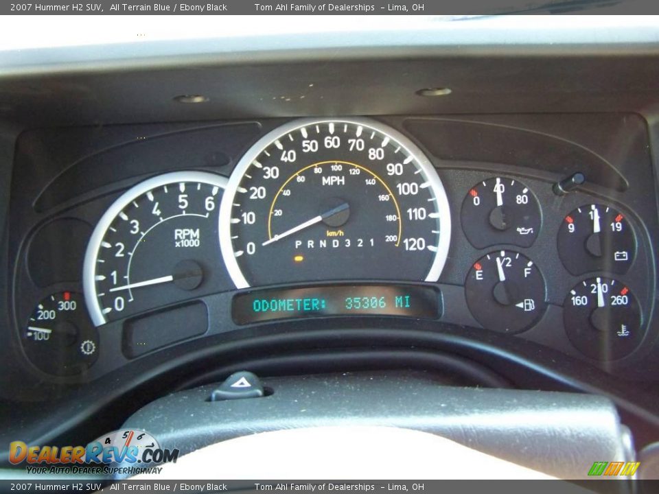 2007 Hummer H2 SUV All Terrain Blue / Ebony Black Photo #20