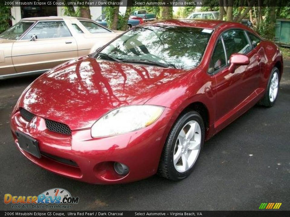 2006 Mitsubishi Eclipse GS Coupe Ultra Red Pearl / Dark Charcoal Photo #1