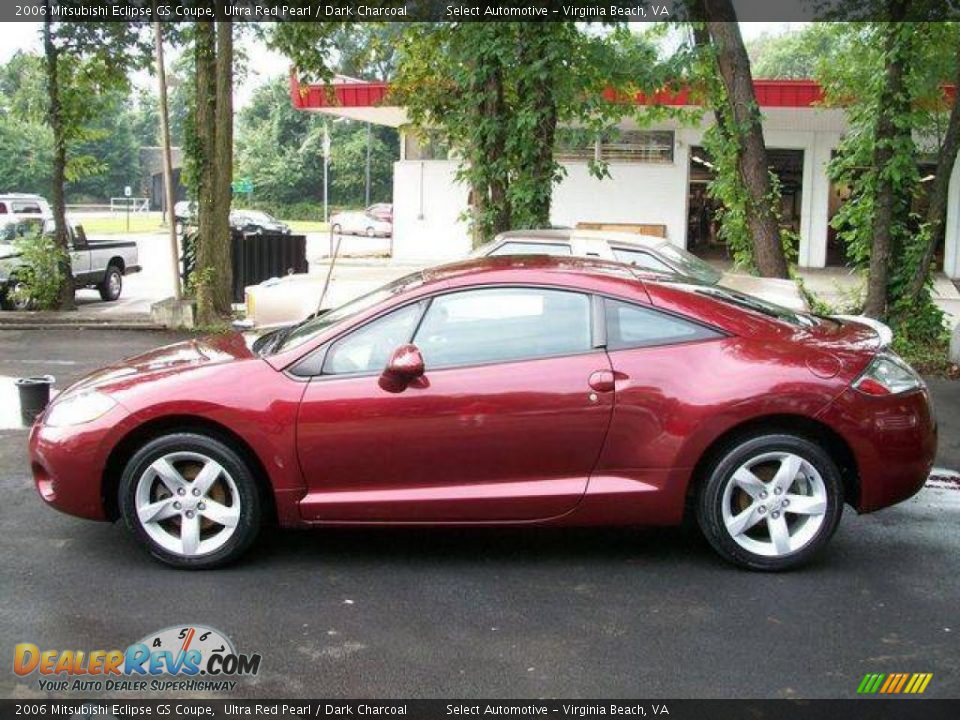 2006 Mitsubishi Eclipse GS Coupe Ultra Red Pearl / Dark Charcoal Photo #2