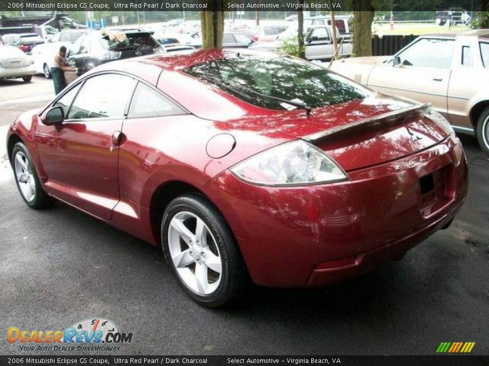 2006 Mitsubishi Eclipse GS Coupe Ultra Red Pearl / Dark Charcoal Photo #3