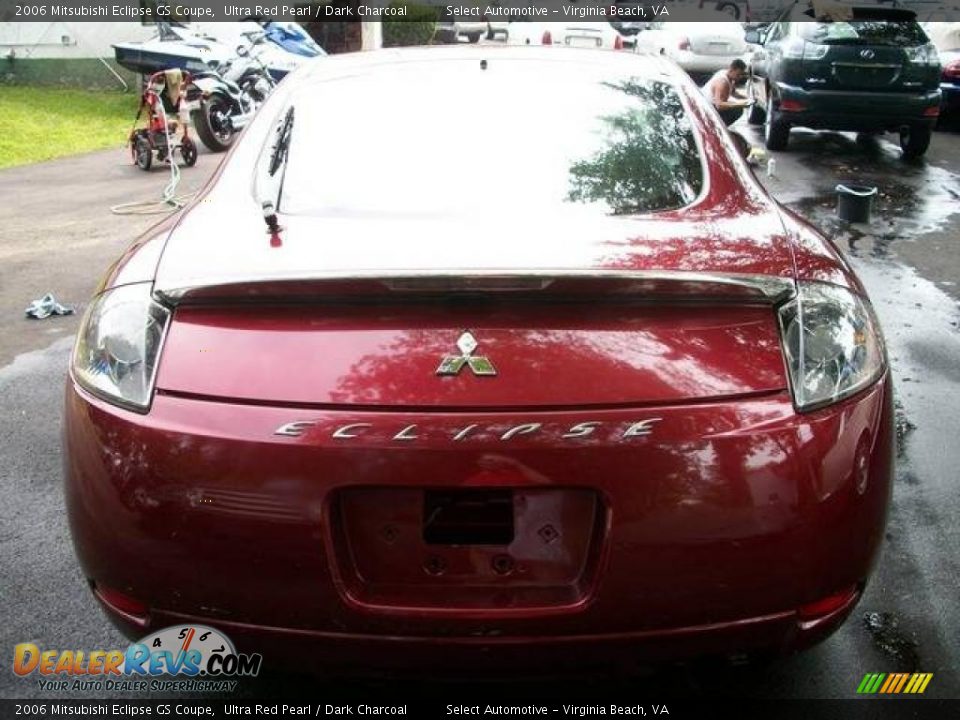 2006 Mitsubishi Eclipse GS Coupe Ultra Red Pearl / Dark Charcoal Photo #4