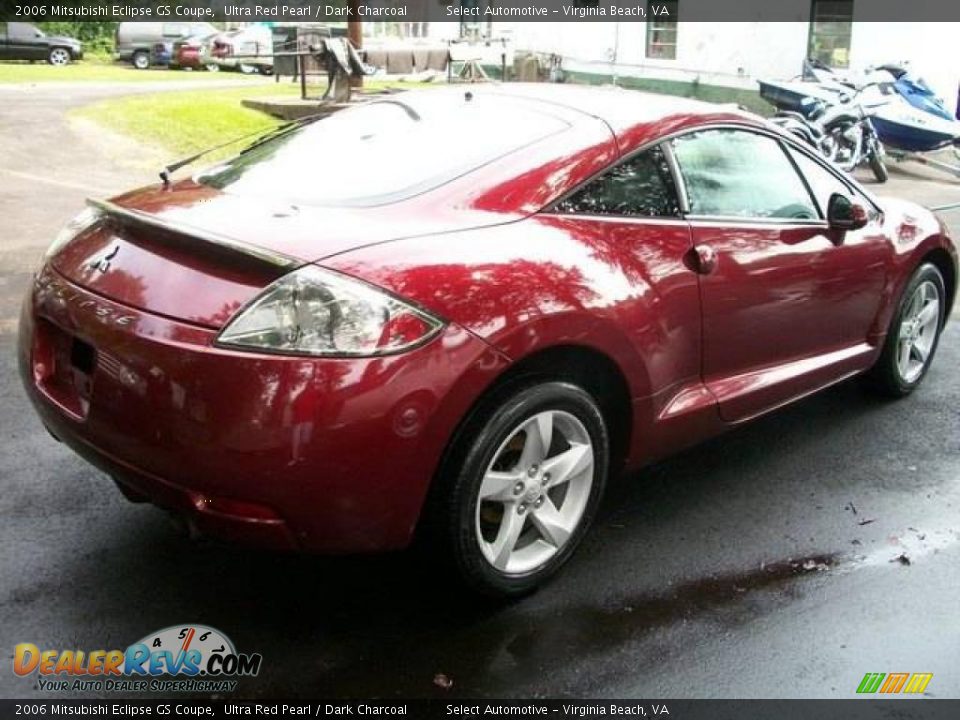 2006 Mitsubishi Eclipse GS Coupe Ultra Red Pearl / Dark Charcoal Photo #7