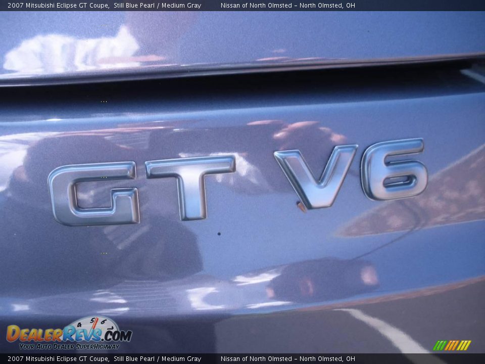 2007 Mitsubishi Eclipse GT Coupe Still Blue Pearl / Medium Gray Photo #8