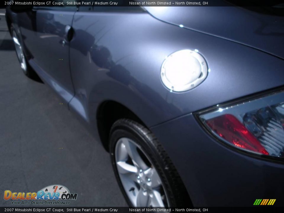 2007 Mitsubishi Eclipse GT Coupe Still Blue Pearl / Medium Gray Photo #9