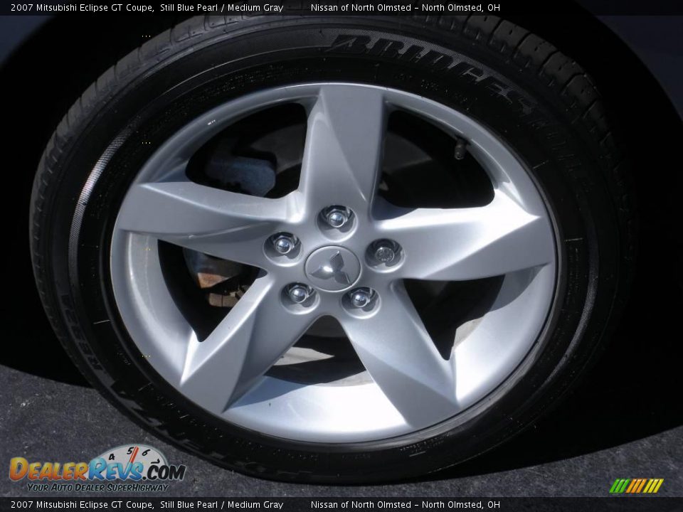 2007 Mitsubishi Eclipse GT Coupe Still Blue Pearl / Medium Gray Photo #12