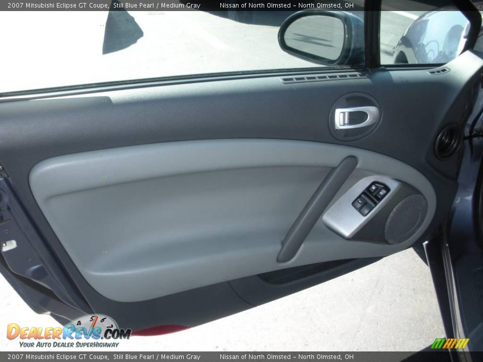 2007 Mitsubishi Eclipse GT Coupe Still Blue Pearl / Medium Gray Photo #13