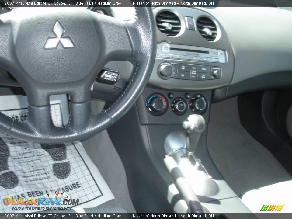 2007 Mitsubishi Eclipse GT Coupe Still Blue Pearl / Medium Gray Photo #17