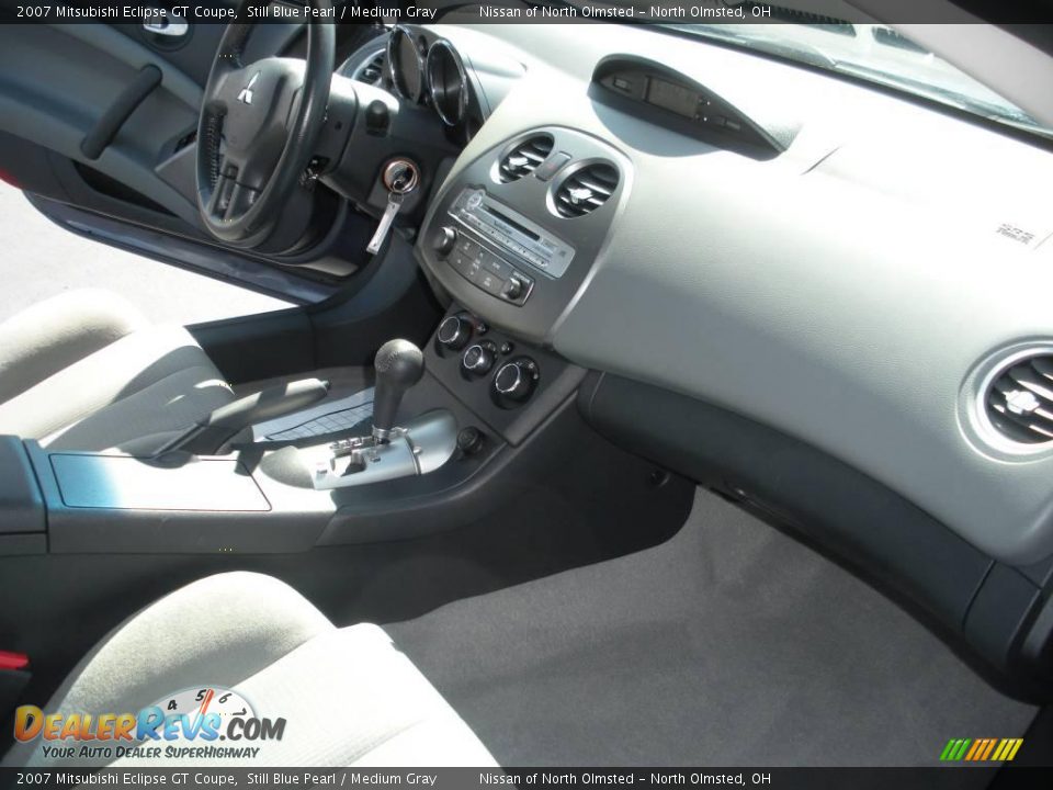 2007 Mitsubishi Eclipse GT Coupe Still Blue Pearl / Medium Gray Photo #18