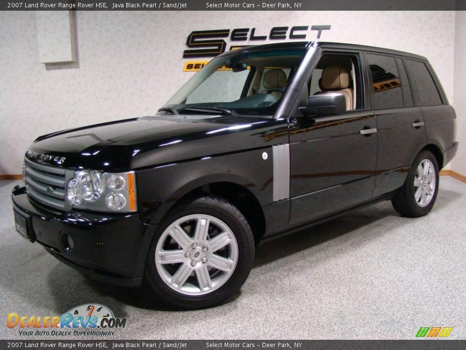 2007 Land Rover Range Rover HSE Java Black Pearl / Sand/Jet Photo #1