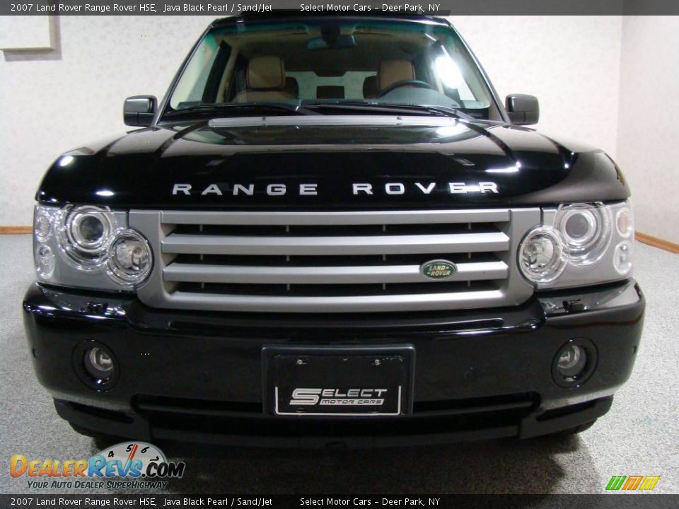 2007 Land Rover Range Rover HSE Java Black Pearl / Sand/Jet Photo #2