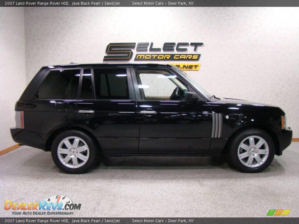 2007 Land Rover Range Rover HSE Java Black Pearl / Sand/Jet Photo #4