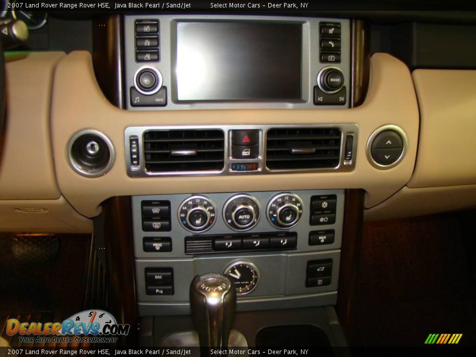 2007 Land Rover Range Rover HSE Java Black Pearl / Sand/Jet Photo #9