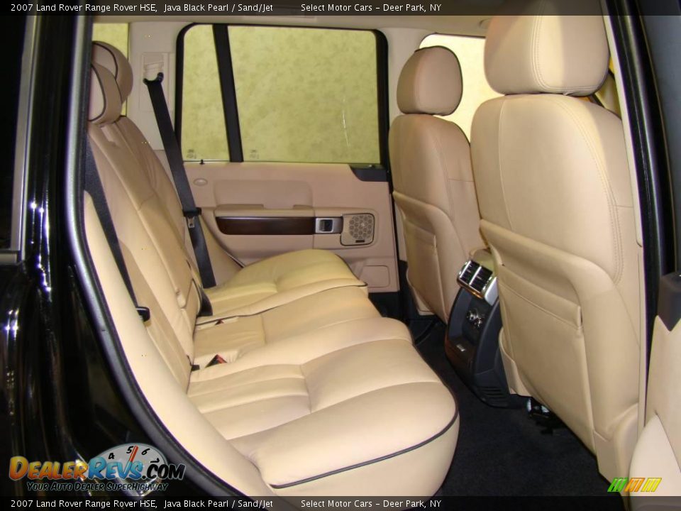 2007 Land Rover Range Rover HSE Java Black Pearl / Sand/Jet Photo #12
