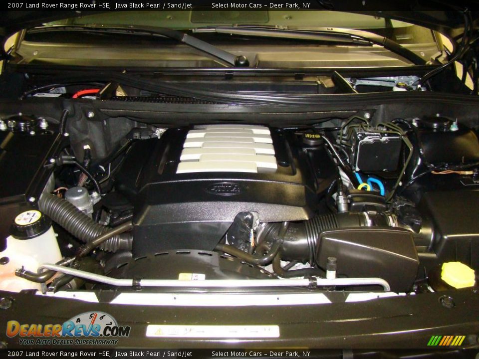 2007 Land Rover Range Rover HSE Java Black Pearl / Sand/Jet Photo #14