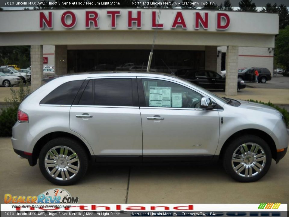 2010 Lincoln MKX AWD Ingot Silver Metallic / Medium Light Stone Photo #1