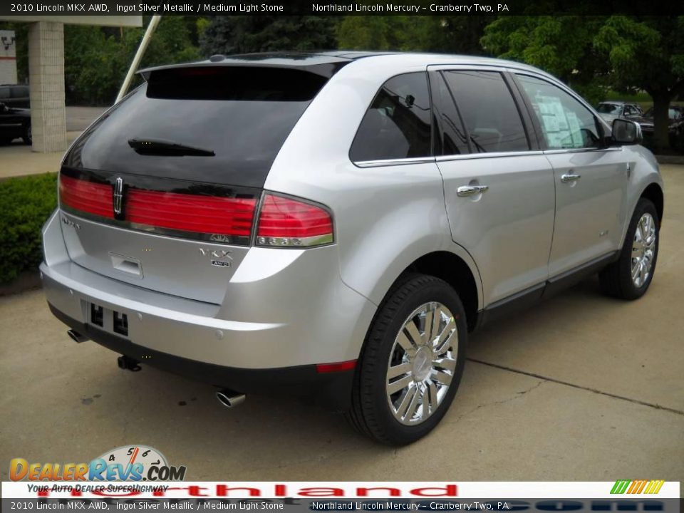 2010 Lincoln MKX AWD Ingot Silver Metallic / Medium Light Stone Photo #2